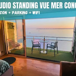 - L'iroizh - - Vue Panoramique - Standing Des Sables Blancs - Parking - Draps & Serviettes Inclus - Near Thalassotherapy - Wifi - Appartement Concarneau
